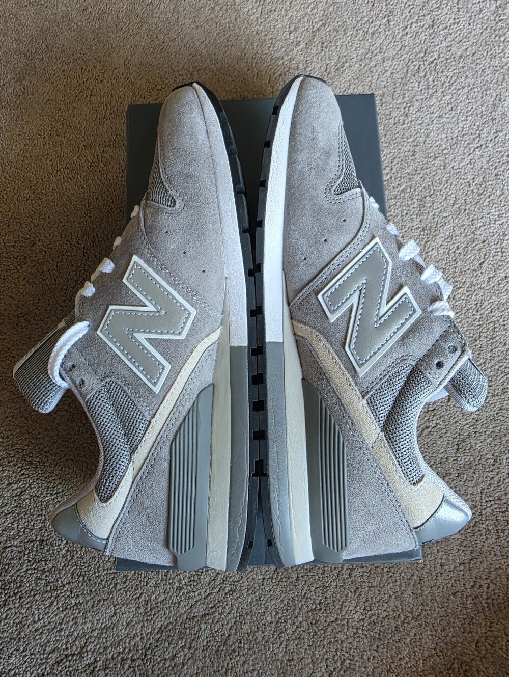 New Balance 996 'Grey Silver' CM996B Size 8 Women/ 6.5 Men D $122 NEW - Picture 11 of 16